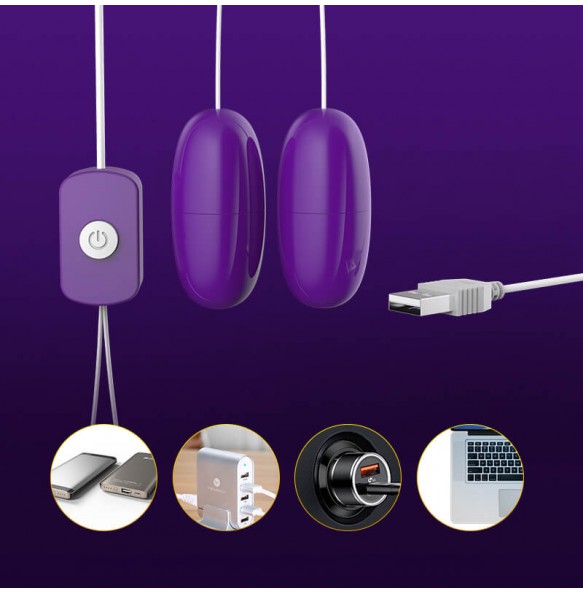 LILO - Powerful Dual Vibrating Eggs (USB Power Supply) LILO - Powerful Dual Vibrating Eggs (USB Power Supply)